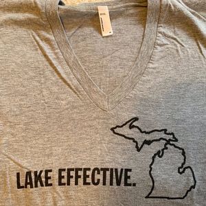 Michigan Awesome - Lake Effective v-neck t-shirt